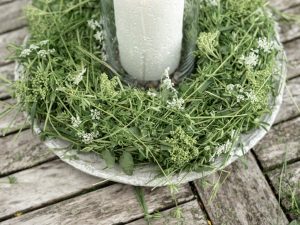 DIY Anleitung: Kranz und Herz aus Gras selber machen