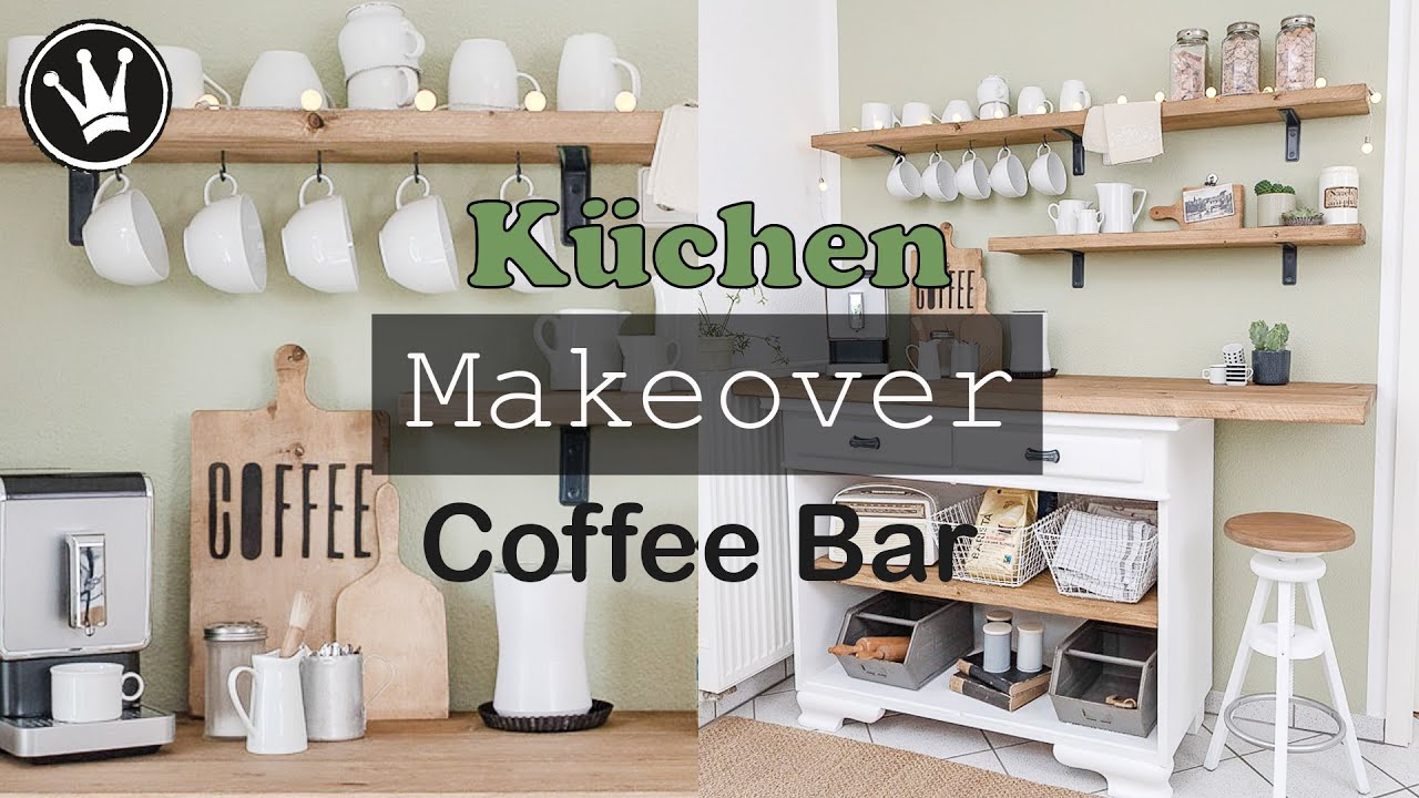Küchen Makeover: stylische Kaffeebar für unsere Küche - Dekoideenreich
